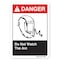 Signmission ANSI Danger Sign, Do Not Watch The Arc, 10in X 7in Decal, 7" W, 10" L, Landscape OS-DS-D-710-L-19841 - alternate 1
